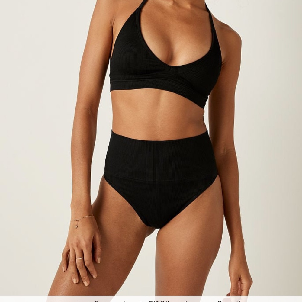 Victoria’s Secret PINK seamless rib bikini bottoms NWT